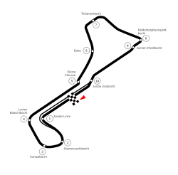 Tracé de la course