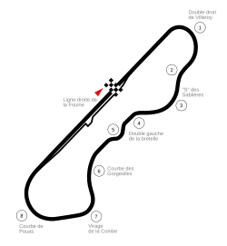 Tracé de la course