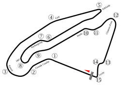 Tracé de la course