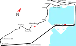 Tracé de la course