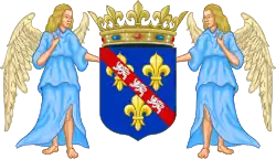 Description de l'image Coat of Arms of Prince Robert, Count of La Marche.svg.