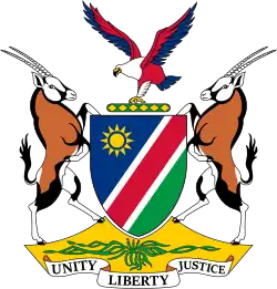 Description de l'image Coat of Arms of Namibia.svg.