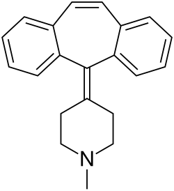 Image illustrative de l’article Cyproheptadine