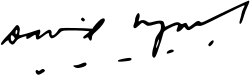 signature de David Lynch