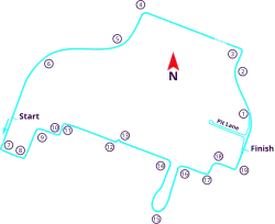 Tracé de la course
