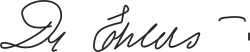signature d'Edvard Ehlers