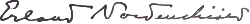 signature d'Erland Nordenskiöld