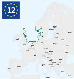 Description de l'image EuroVelo Route 12.svg.