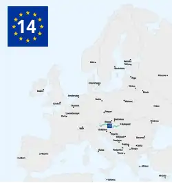 Description de l'image EuroVelo Route 14.svg.