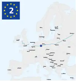 Description de l'image EuroVelo Route 2.svg.
