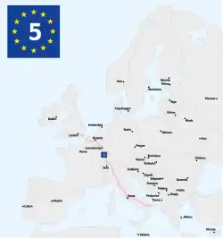 Description de l'image EuroVelo Route 5.svg.