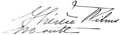 signature de Teresa Wilms Montt