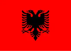 Drapeau de l'Albanie