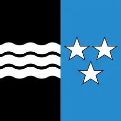 Les couleurs cantonales sont le noir et le bleuUsage des drapeaux,étendards et fanions (Règlement sur les drapeaux) - Règlement 51.340 f, Armée suisse, p. 70, consulté le 23 juillet 2017