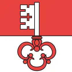 Les couleurs cantonales sont le rouge et le blancUsage des drapeaux,étendards et fanions (Règlement sur les drapeaux) - Règlement 51.340 f, Armée suisse, p. 57, consulté le 24 juillet 2017
