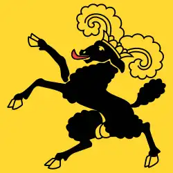 Les couleurs cantonales sont le vert et le noirUsage des drapeaux,étendards et fanions (Règlement sur les drapeaux) - Règlement 51.340 f, Armée suisse, p. 65, consulté le 26 juillet 2017