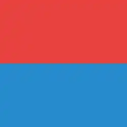 Les couleurs cantonales sont le rouge et le bleuUsage des drapeaux, étendards et fanions (Règlement sur les drapeaux) - Règlement 51.340 f, Armée suisse, p. 72, consulté le 29 juillet 2017