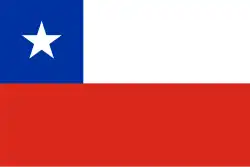 Drapeau du Chili.