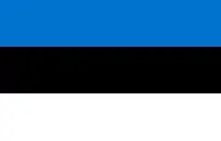 Drapeau de l'Estonie.