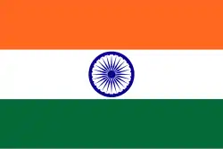 Drapeau de l'Inde.