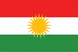 Drapeau de Kurdistan