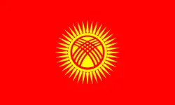Drapeau du Kirghizistan