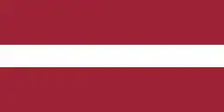 Drapeau de la Lettonie