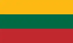 Drapeau de la Lituanie