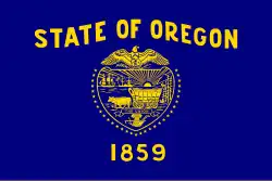 Drapeau de l'Oregon (avers)