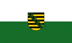 Drapeau d'État de la Saxe