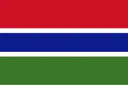 Drapeau de la Gambie