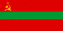 Drapeau et pavillon d'État de la Transnistrie.