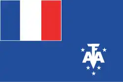 Drapeau de District de terre Adélie