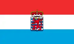 Le drapeau de la province de Luxembourg