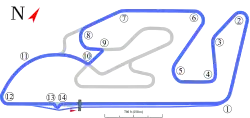 Tracé de la course