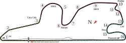 Tracé de la course