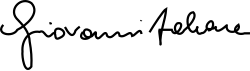 Signature de Giovanni Falcone