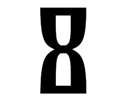 Graphie angulaire de la lettre I.