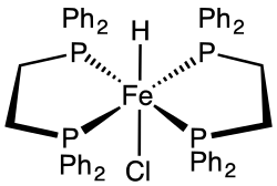 Image illustrative de l’article Hydrure de chlorobis(dppe)fer