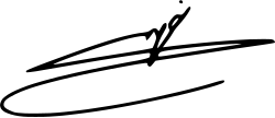 signature de Hassan Nasrallahحسن نصر الله