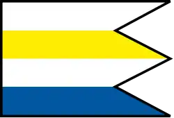 Drapeau de Hubina