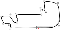Tracé de la course