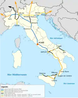 logo de Treno alta velocità