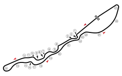 Tracé de la course