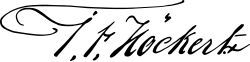 signature de Johan Fredrik Höckert