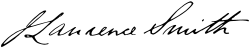 signature de John Lawrence Smith