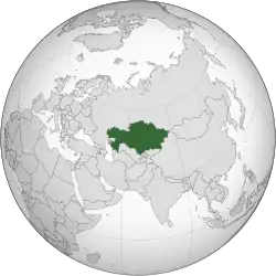 Description de l'image Kazakhstan (orthographic projection).svg.