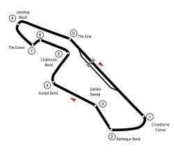 Tracé de la course