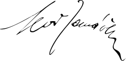 Signature de Leoš Janáček