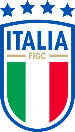 alt=Écusson de l' Équipe d'Italie